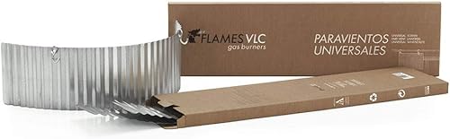 Laminas Pare-vent pour poêle à paella et brûleur, 80-100 cm - Nail Gallerys