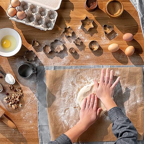 Lot de 12 emporte-pièces en acier inoxydable en forme de cœur, cercle, fleur, étoile pour pâtisserie, formes variées pour la pâtisserie créative - Nail Gallerys