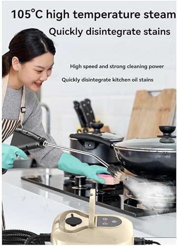 Juqoyue Nettoyeur Vapeur à Main Nettoyeur à Vapeur Portable à 1500W Machine de Nettoyage à la Vapeur Haute Température Nettoyeur à Machine à Laver à Jet Désinfectant UE P - Nail Gallerys
