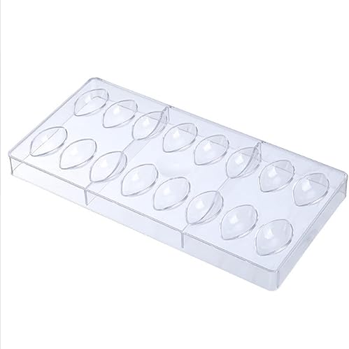 Binwat Lot de 2 moules à chocolat en polycarbonate avec grattoir en forme de goutte d'eau - Nail Gallerys