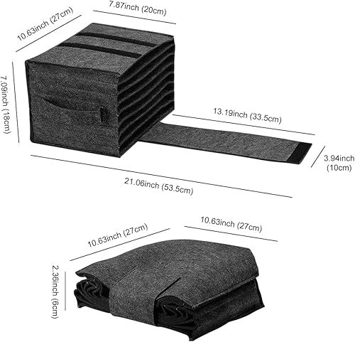 Lot de 2 porte-assiettes pour camping-car, organiseur en feutre, porte-tasses, rangement de vaisselle de camping, pour 8 assiettes, 6 tasses, sac en feutre, porte-vaisselle, pour camping-car, - Nail Gallerys