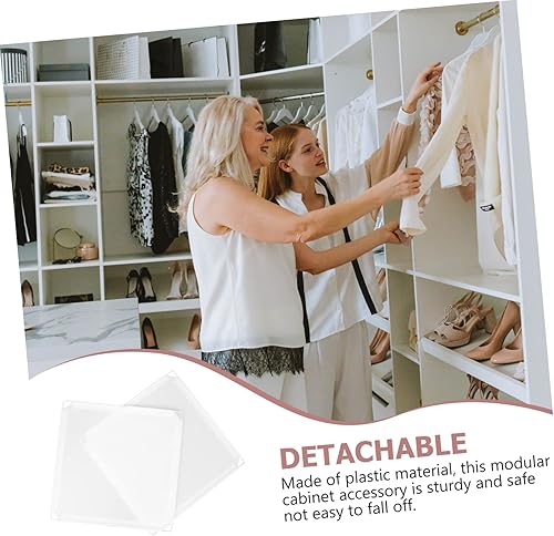 Cabilock Lot De 2 Accessoires De Garde-robe Modulaires Organiseur De Rangement Pour Vêtements Facile À Assembler - Nail Gallerys