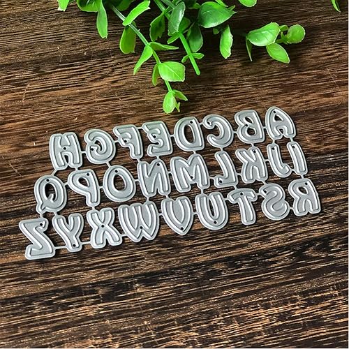 litty089 Matrices De Découpe, Alphabet Lettre Métal Découpe Die Bricolage Scrapbooking Papier Cartes Pochoir Modèle - Nail Gallerys