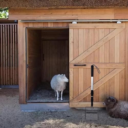 Pelle à déjections de Poulet - Réglable - Râteau de poulailler - Outils de Nettoyage de poulailler Extensibles - Accessoire de poulailler - Pelle à Tamis pour séparer Les déjections et la - Nail Gallerys