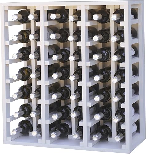 Expovinalia Porte-Bouteilles avec capacité pour 42 Bouteilles 75x68x32 cm Chêne Clair - Nail Gallerys