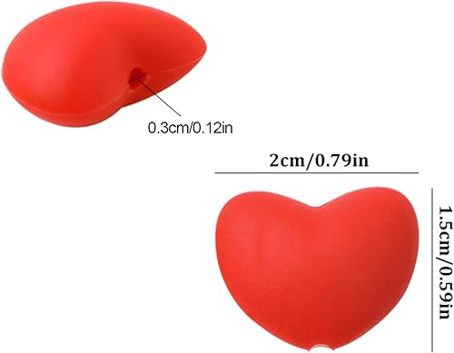 Lot de 12 bouchons de couture pour aiguilles à tricoter, en forme de cœur, jolis petits capuchons d'aiguille, accessoires de tricot pour projets de couture et d'artisanat, empêche les points - Nail Gallerys