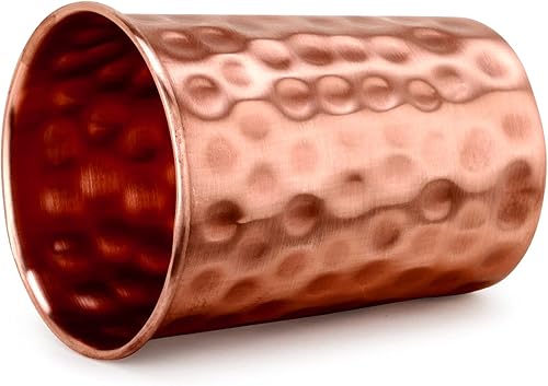 Zap Impex Lot de 2 verres à eau en cuivre Ayurveda Banefits - 250 ml - Nail Gallerys