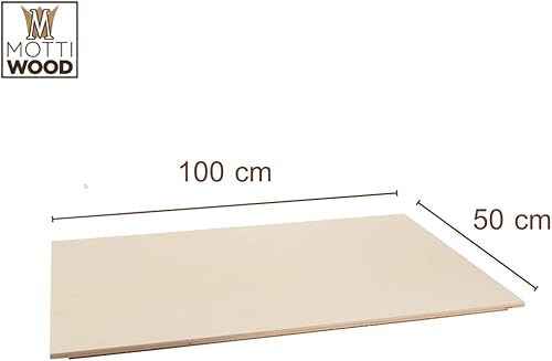 Planche en bouleau, séchoir à pâtes fraîches, pizza et gâteaux, Plan de Travail 100 x 50 cm, avec marche antidérapante, pétrir et étaler - Nail Gallerys
