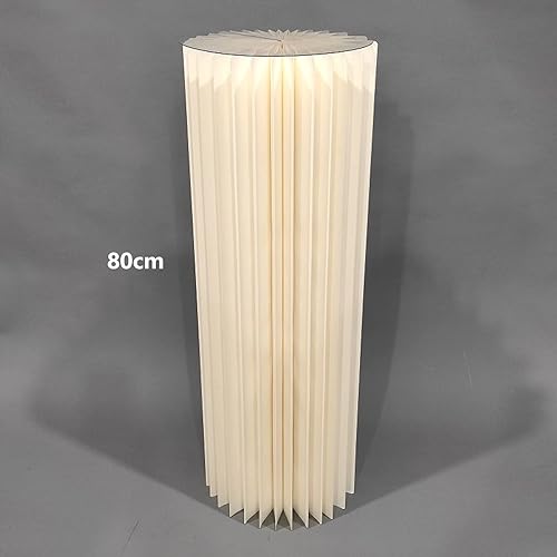 LUYAYW 5pcs socles d'affichage de colonnes de Papier Pliables, Supports de piédestal de Cylindre pour la décoration de Tables de fête d'anniversaire de Mariage(100cm) - Nail Gallerys