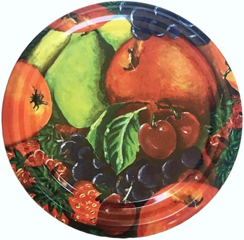 50er Set Ersatzdeckel Twist-Off-Deckel für Sturzgläser To 82 Obst Sturzglas passend für 230, 350, 435, 540, 565 ml Einmachgläser Einkochgläser - Nail Gallerys