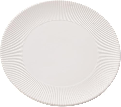 Widdop and Co Hestia Service de table en grès côtelé blanc – Pichet 18 cm x 17 cm x 12 cm – Vaisselle contemporaine élégante – Jolie idée cadeau pour pendaison de crémaillère - Nail Gallerys