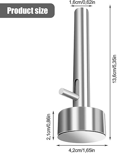 Cuillère à falafel - 4 cm - En acier inoxydable - Pour la cuisine et le restaurant - Nail Gallerys