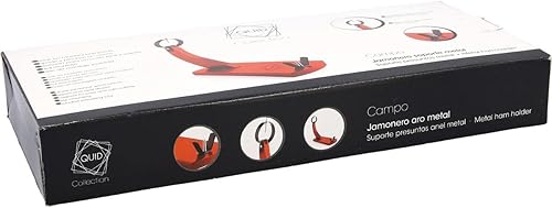 Quid Jambonnier en Bois Campo Bois Bois et métal (37,5 x 16 x 36 cm) - Nail Gallerys