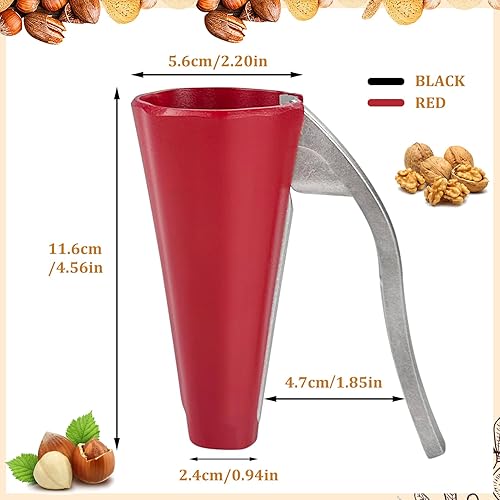 NHYDZSZ Casse Noix, Casse Noisette, 2 Casse-Noisette en Métal Pinces à Noix, Multifonctionnel Casse-Noix Casse Noisette Robuste pour Noix de Pécan, Noisettes, Amandes, Fruit de Mer - Nail Gallerys