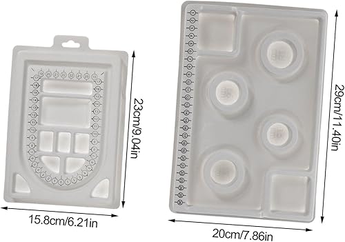 LOLIPPYY Planche De Perles Pour La Conception De Bijoux Échelle De Mesure Pour La Fabrication De Bracelets De Colliers Et De Perles - Nail Gallerys