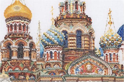 Thea Gouverneur - Kit de point de croix compté - Saint-Pétersbourg - Aida - 18 Compter - Pour adultes - 430A - Nail Gallerys