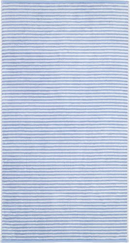 Cawö Lot de 10 serviettes de bain Campus Ringel 955 Sky - 70 x 140 cm - Nail Gallerys