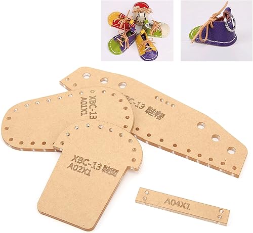 Modèle Acrylique Mini Chaussures, Pochoir Pendentif Porte-clés Bricolage Transparent et Durable pour Motifs en Cuir - Nail Gallerys