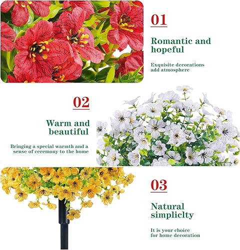 Lot de 2 boules topiaires artificielles violettes de 60 cm avec piquets, plantes artificielles résistantes aux UV et à la décoloration, plantes artificielles d'extérieur pour décoration de maison - Nail Gallerys