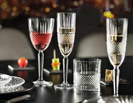 RCR 26966020006 Brillante Luxion Crystal Lot de 6 Verre à Vin, Service de Verres pour Vin Rouge ou Vin Blanc, Cristal, 23cl, Parfait pour la Maison, Les Restaurants, Les Fêtes, Passe au Lave Vaisselle - Nail Gallerys
