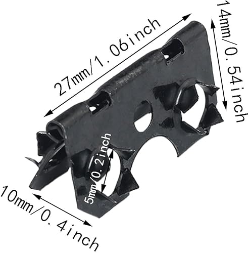 ITROLLE Lot de 10 cadres photo avec charnières en carton Noir - Nail Gallerys