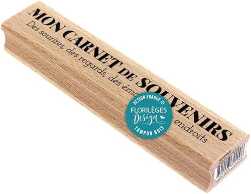 Florilèges Design Tampon, Couleur Bois, 3 x 15 cm - Nail Gallerys