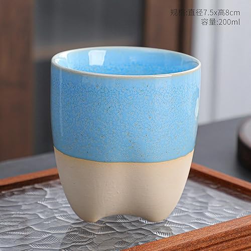 CAPIJIONG Tasse à expresso en céramique de 200 ml - Convient pour le bureau, la maison, le restaurant, le café - Tasse chaude à main (vert herbe) - 200 ml - Nail Gallerys
