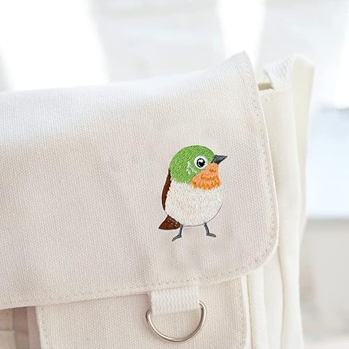 Lot de 5 écussons à coudre avec motif d'oiseau brodé à thermocoller pour vêtements, sac à dos - Nail Gallerys