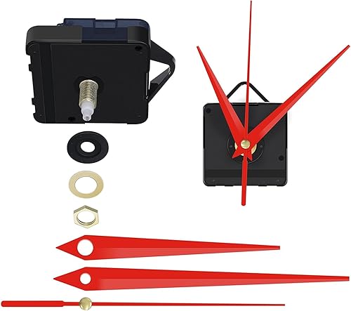 Kit de mécanismes d'horloge blancs à quartz silencieux, kit de mouvement d'horloge murale, pièces de rechange et aiguilles, idéal pour horloge murale, kit d'horloge à faire soi-même ou pièces de - Nail Gallerys