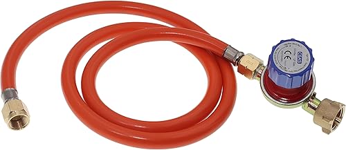 METER STAR 41 000 BTU - 10 buses - Ensemble de brûleur en fonte fait maison - Système de contrôle de la flamme et régulateur haute pression avec tuyau - Pour four à pizza, dinde et friteuse - Nail Gallerys