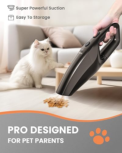 TANYO Aspirateur Voiture Puissant sans Fil, 14000Pa Mini Aspirateur a Main Equipé d'un Moteur amélioré, Aspirateur de Table avec Filtre Lavable HEPA pour Canapé Maison Voiture Bureau Tableau - Nail Gallerys