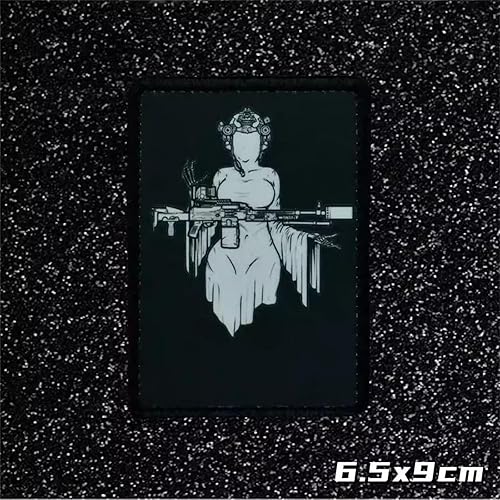 Écussons Velcro - Motif soldat - Beauté - Fusils militaires - Patch tactique moral - Pour chapeaux, sacs, vestes, jeans - Équipement tactique - Nail Gallerys