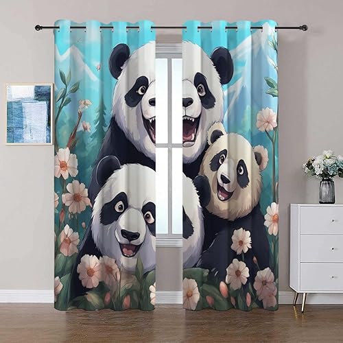 Lot de 2 Rideau Occultant Papillon Jaune L110 x H215 cm Rideau Thermique Isolant Anti Froid, Rideau Occultant avec Œillets - Rideau Fenetre pour Chambre Salon et Chambre Enfant - Nail Gallerys