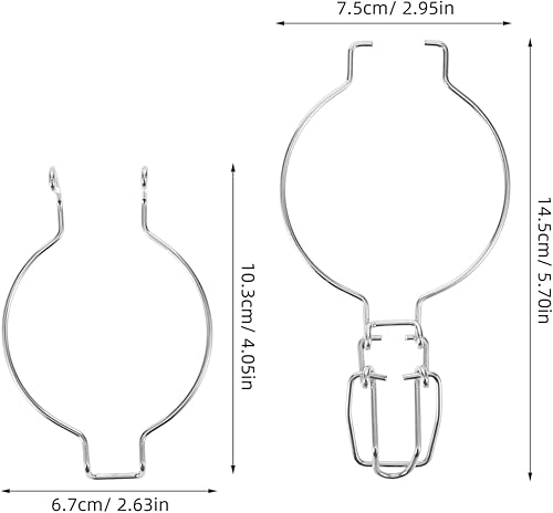 HOLIDYOYO Fermetures Métalliques Pour Bocaux Hermétiques En Acier Inoxydable Couvercles Pour Bocaux En Verre - Nail Gallerys