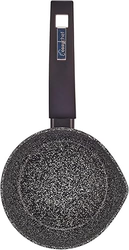 CosyChef Nova Casserole à Lait 16 cm - 1.3L Casserole à lait avec Bec Verseur et Antiadhésif - Saucier Convient à tous les types de plaques de cuisson, y compris l'induction - Sans PFOA - Nail Gallerys