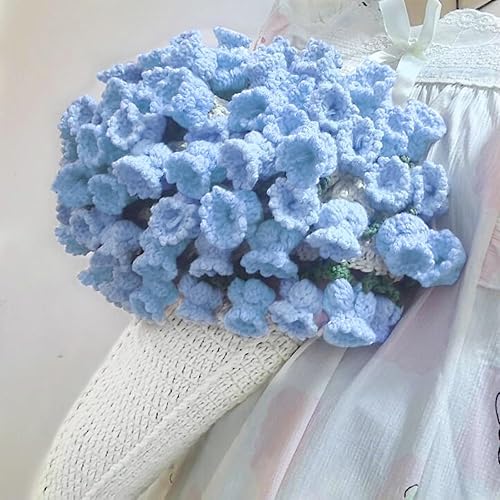 Couverture de canapé tricotée en forme de rose, bouquet de fleurs crocheté, fait à la main, cadeaux créatifs pour mères et épouses (rose) - Nail Gallerys