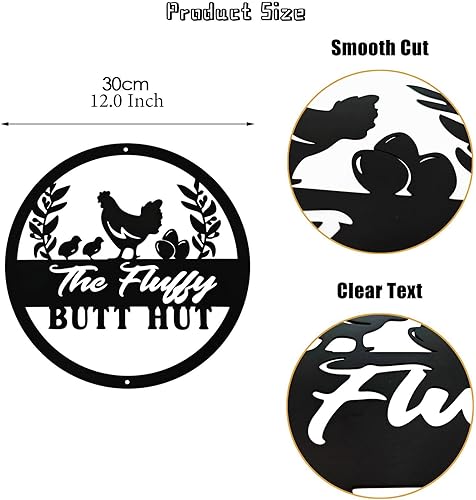 Enseigne de poulailler, décoration de poulailler en métal, enseigne murale vintage, décoration de ferme de poulet, enseigne en métal pour poulailler, décoration de poulet de ferme - Nail Gallerys