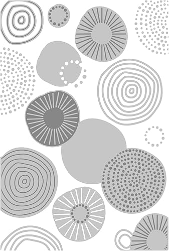 Sizzix Dossier de gaufrage texturé multi-niveaux Abstract Rounds par Lisa Jones | 665969 | Chapitre 3 2022 - Nail Gallerys