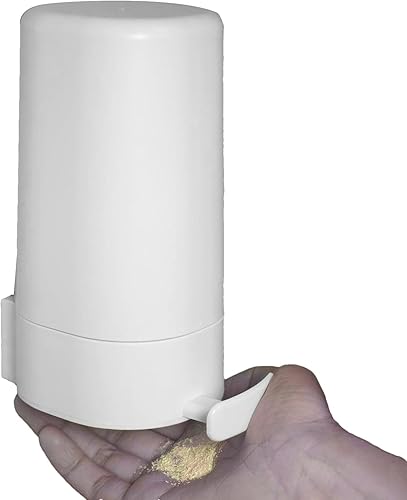 Moulin à savon mural, rechargeable - Distributeur de savon solide - Distributeur de lavage des mains - Peu encombrant - Salle de bain, cuisine, salle de sport - Matériaux robustes - 12 x 8 x 15,5 cm - Nail Gallerys