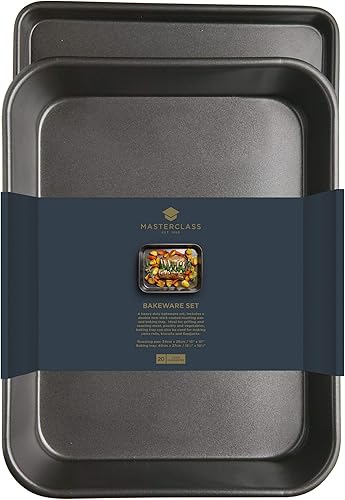 Kitchen Craft Master Class Plaque à pâtisserie et plat à rôtir Anti-adhésif - Nail Gallerys