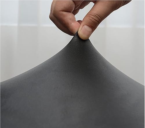 Zerci Housses de chaise en cuir synthétique imperméable de taille XL, housses de chaise à dossier haut (noir) - Nail Gallerys