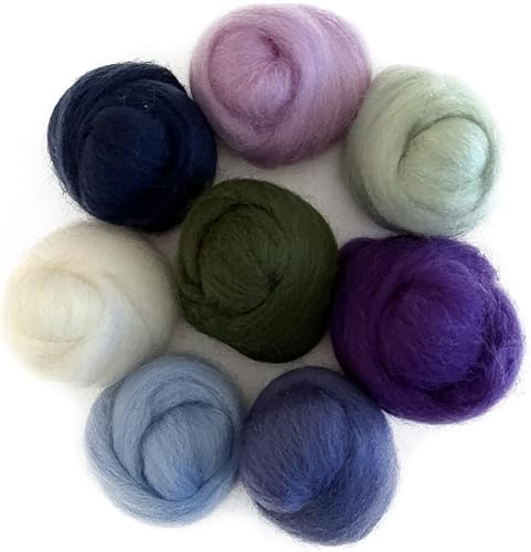 Wistyria Editions The Wool Barn Mèches discontinues de Laine 30,5 cm 0,25 Oz 8 kg-Hydrangeas - Nail Gallerys