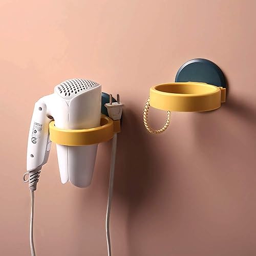 WhatUneed Lot de 3 supports pour sèche-cheveux avec ventouse en plastique pour salle de bain, salon de beauté, salon de coiffure et sèche-cheveux - Nail Gallerys