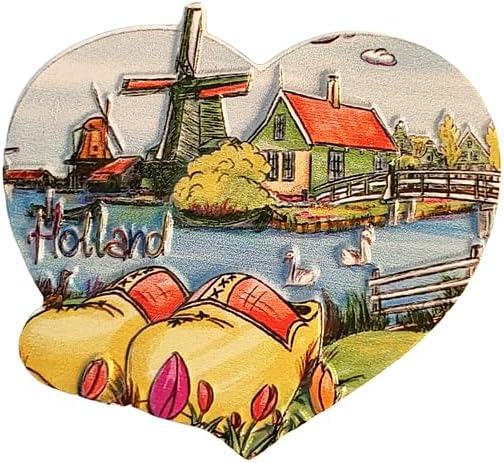 Moiilvcla Aimant de réfrigérateur Hollande Pays-Bas 3D Souvenir de voyage Décoration de réfrigérateur Autocollant magnétique Craft Collection - Nail Gallerys