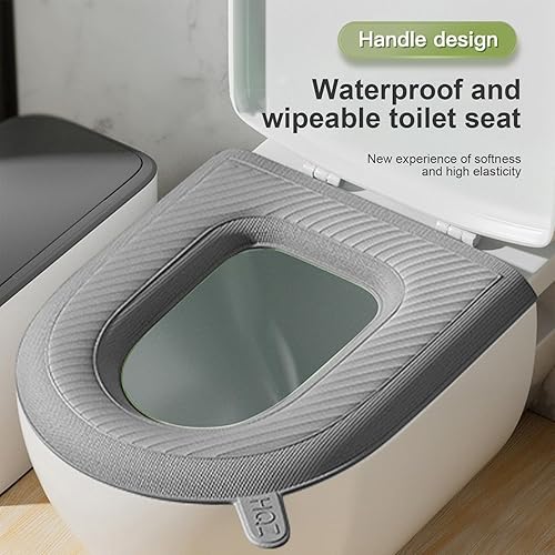 Coussin de siège de toilette, housse de siège de toilette | Housse de toilette imperméable - Coussin de siège de toilette en EVA, rembourrage souple réutilisable, fournitures de salle de bain - Nail Gallerys