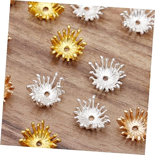 COHEALI Lot de 50 Pendentifs en Forme de Fleur en Alliage de 14 Mm Accessoires de Fabrication de Bijoux pour Colliers Bracelets Breloques - Nail Gallerys