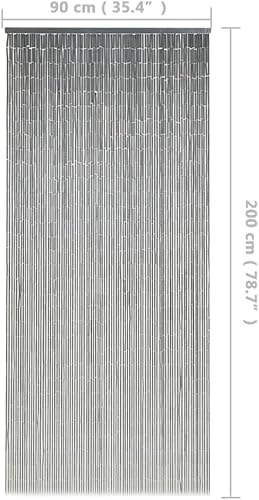 vidaXL Rideau de Porte Contre Insectes Bambou 90 x 200 cm - Nail Gallerys