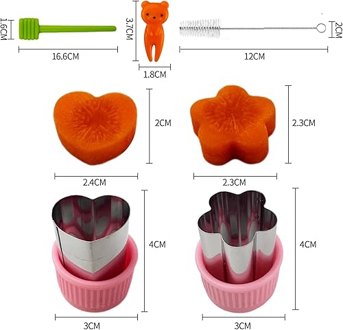 VELLUSTRA 22 Coupeurs de Biscuits, Coupe pain et légumes pour Enfants, Emporte Pièce Emporte Piece en Acier Inoxydable coupe Pain pour Enfants, Kit Coupe Sandwich, Fruits, Gâteaux Accessoires Lot - Nail Gallerys