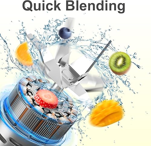 1 lame de rechange pour mixeur à smoothie Rawhui 800 W, 6 lames en acier inoxydable, remplacement pour mixeur 800 W - Nail Gallerys