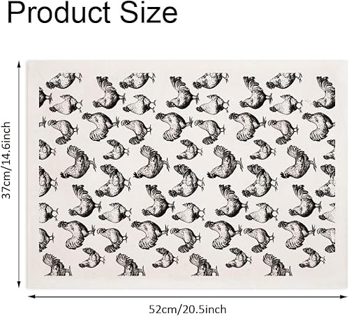 SUPERDANT 4 Transfert Ceramique Sous Glaçure en Forme de Poulet pour Poterie Decalcomanie en Céramique Papier Transfert Sous Glaçure en Céramique pour Poterie Sur Glaçure - Nail Gallerys